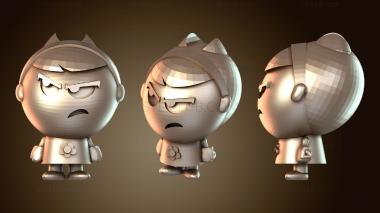 3D мадэль Биомега Бюст (STL)