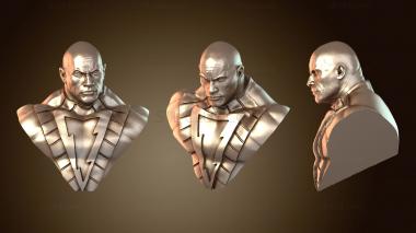 3D модель Бюст Черного Адама Героический (STL)