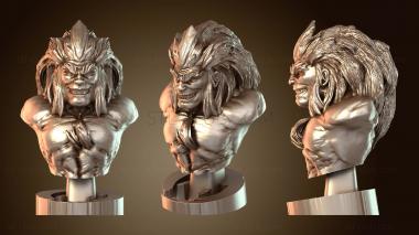 3D модель Бланка из Street Fighter (STL)