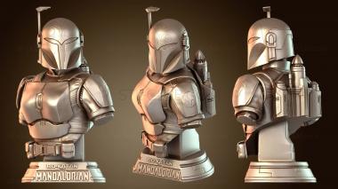 3D мадэль Bo katan bust Antena (STL)