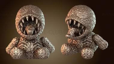 3D мадэль Кукла-крючок Бомб Омб и Веном (STL)