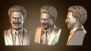 3D мадэль Борат Сагдиев Саша Барон Коэн (STL)