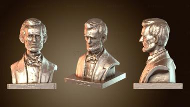 3D мадэль Бюст Авраама Линкольна TNH (STL)
