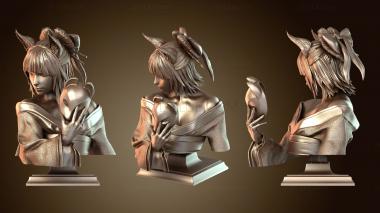 3D мадэль Бюст Аматэрасу (STL)