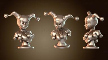 3D мадэль Бюст Харли Квинн (STL)