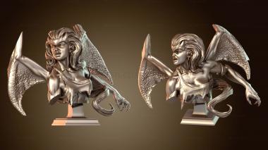 3D мадэль Бюст Демона, Калифорния (STL)