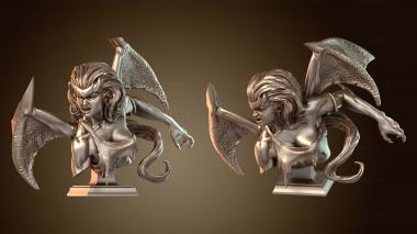 3D мадэль Bust Demona CA demonaq (STL)