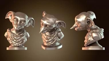 3D мадэль Бюст Добби (STL)