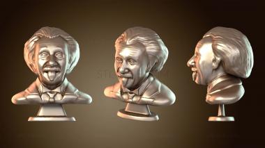 3D model Bust Einstein (STL)