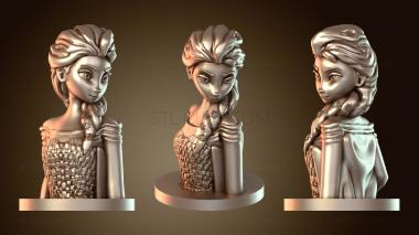 3D мадэль Бюст Эльзы (STL)