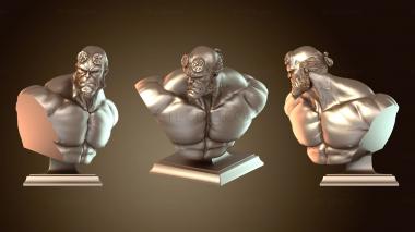 3D model Bust Hellboy Rugged (STL)