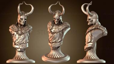 3D модель Бюст Локи (STL)