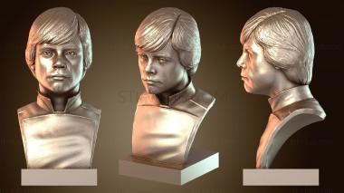 3D модель Бюст Люка Звездные Войны (STL)