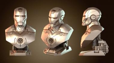 3D модель Bust One ironmanbust (STL)