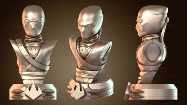 3D мадэль БЮСТ Сквер капитан Кирк бюст (STL)