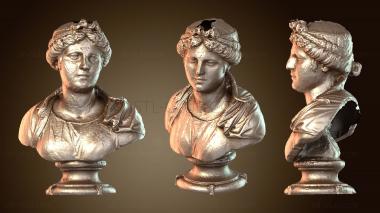 3D мадэль Бюст молодой женщины (STL)