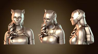 3D мадэль Бюст Женщины-кошки (STL)
