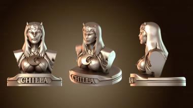3D модель Чилла Бюст (STL)