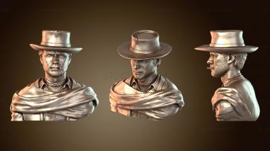 3D мадэль Клинт Иствуд (STL)