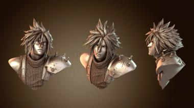 3D model Cloud Strife Bangs (STL)