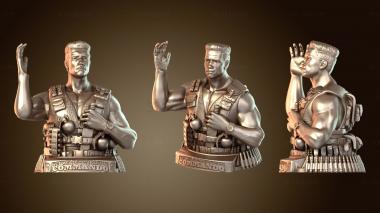 3D модель Бюст коммандос (STL)