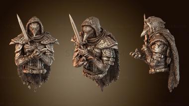 3D мадэль Бюст Корво Балтара Героический (STL)