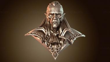 3D мадэль Стилизованный бюст графа Рихтера фон Шлосса (STL)