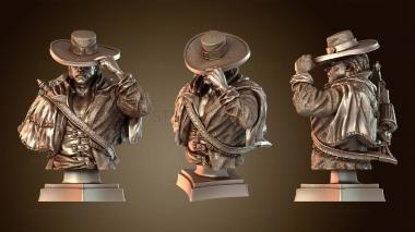 3D мадэль Бюст Охотника на Существ (STL)