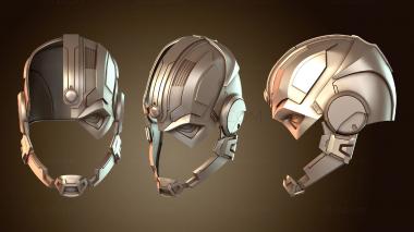 3D модель Шлем Киборга Лиги Справедливости Прайм Один (STL)