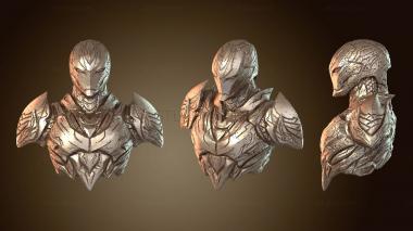 3D мадэль Бюст Темной Брони Железный Человек (STL)