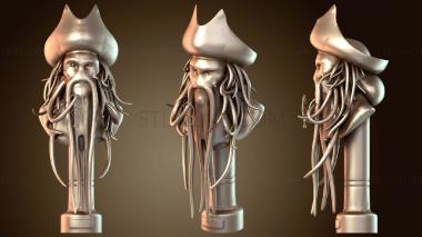 3D мадэль Дэви Джонс Пираты Карибского моря (STL)