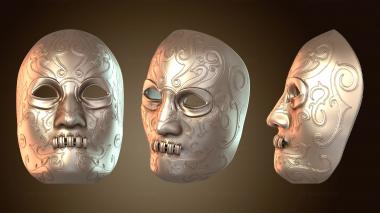 3D мадэль Маска Пожирателя Смерти (STL)