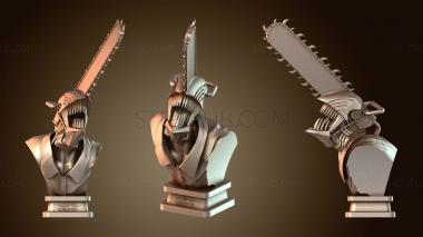 3D модель Дэнджи Бюст Человек-бензопила (STL)