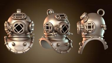 3D мадэль Классический водолазный шлем (STL)