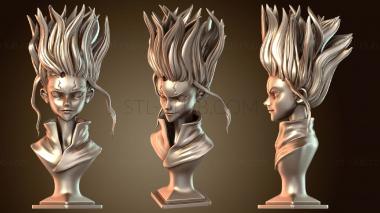 3D мадэль Бюст доктора Стоуна Сенку (STL)