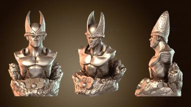 3D мадэль Dragon Ball Cell Bust (STL)