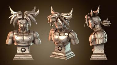3D мадэль Держатель брони Dragon Ball Trunks Bust (STL)