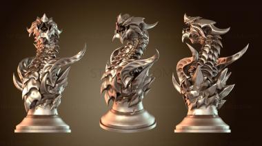 3D мадэль Бюст Дракона (STL)