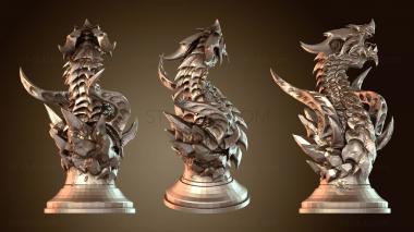 3D мадэль Бюст Дракона Героический (STL)