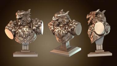 3D мадэль Бюст друида драконьей крови (STL)