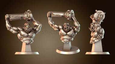 3D мадэль Египетский гигантский бюст огра (STL)