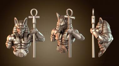 3D мадэль Бюст египетского бога Анубиса (STL)