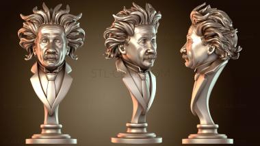 3D мадэль Бюст Эйнштейна (STL)