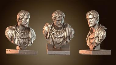 3D мадэль Император Антонин Пий н.э. (STL)
