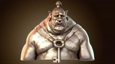 3D мадэль Фэнтези Бюст BORT (STL)