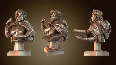 3D мадэль Бюст женщины-волшебницы (STL)