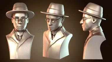 3D мадэль Фернандо Пессоа (STL)