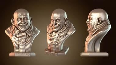 3D мадэль Бюст Фестера Аддамса (STL)