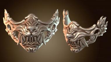 3D мадэль Полумаска лисы (STL)