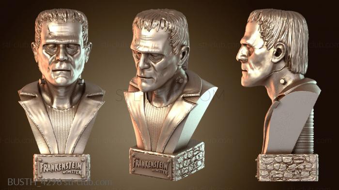 Бюсты монстры и герои Бюст монстра Франкенштейна